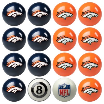 UPC 720805011031 product image for Denver Broncos Home vs. Away Billiard Ball Set | upcitemdb.com