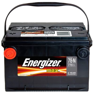 Energizer Car Battery Chart