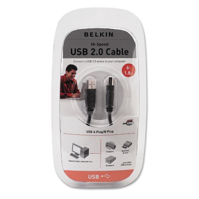 UPC 722868513262 product image for Belkin Pro Series USB 2.0 Cable, 16ft | upcitemdb.com