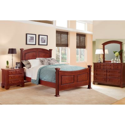 Elm Panel Bedroom Set , King  (4 pc. set) 