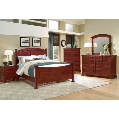 Elm Panel Bedroom Set, Queen (6 pc. set) 