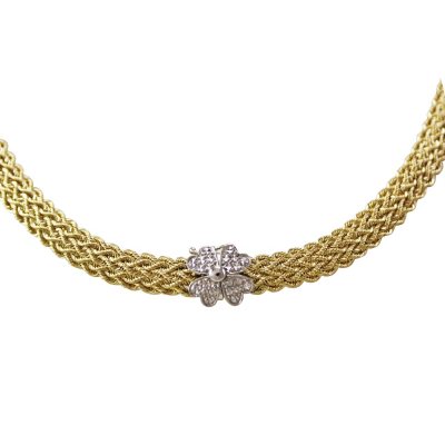 Love, Earth® Diamond-Cut Clover Lock Clasp Necklace