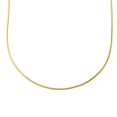 18" 14K Yellow Gold Snake Chain