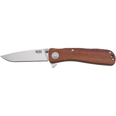 SOG Twitch II Folding Knife Wood Handle TWI17-CP