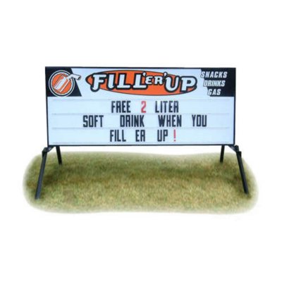 Portable Sign w/ Custom Header & 150 Letters