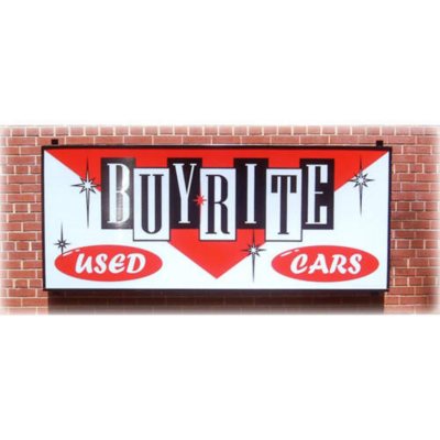 Custom Wall Mount Lighted Sign - 40" x 8'