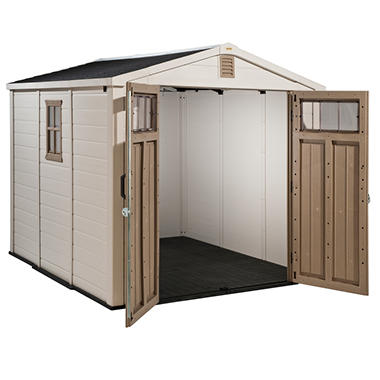 ... Resin Storage Shed Outdoor Storage Shed Garden Tool Shed New | eBay