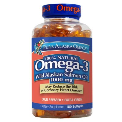 Wild Alaskan Salmon Oil Softgels, 180 Count