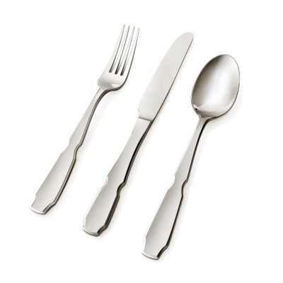Argent Pinched 45-Piece Stainless-Steel Flatware Set