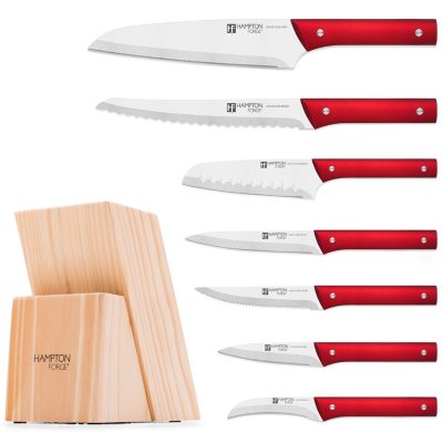 UPC 733652158682 product image for Tomodachi Genesis Red 13-Piece Cutlery Block Set | upcitemdb.com