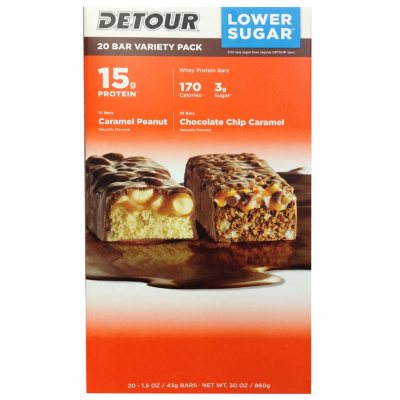 Detour Caramel Peanut Protein Bar - 24 ct.