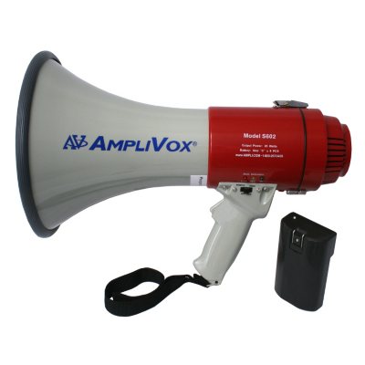 Amplivox Mity-Meg 25W Megaphone with Rechargeable Battery