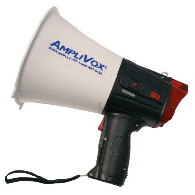 AmpliVox 10W Safety Strobe Megaphone