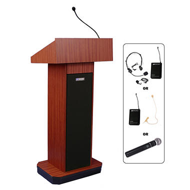 Amplivox Wireless Lectern with 2 Speakers  SW505-MH