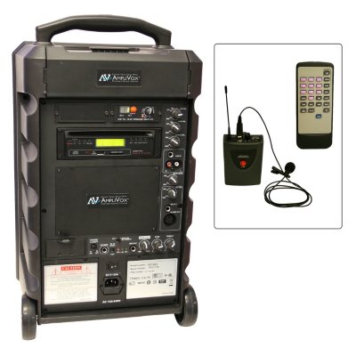 Amplivox Titan100W PA with Wireless Lapel 