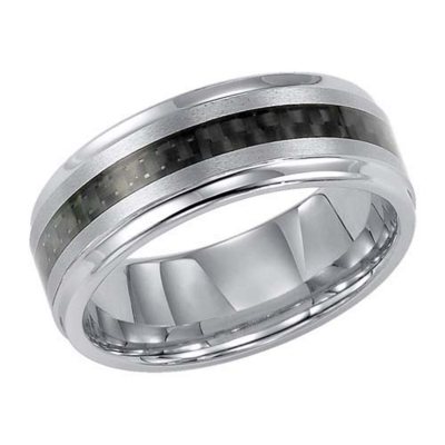Tungsten Carbide 8mm Comfort-Fit Band