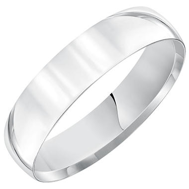 5mm White Gold Comfort Fit Band  01-SWIR050W-L
