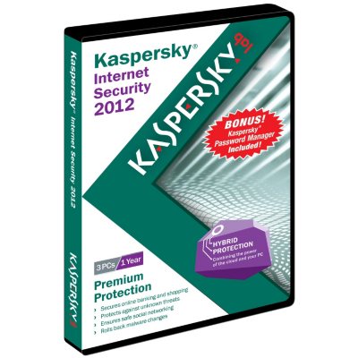 Kaspersky Internet Security 2012 with Password Manager 3U - PC