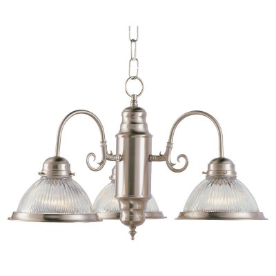 UPC 736916177078 product image for 3-Light Brushed Nickel Chandelier | upcitemdb.com