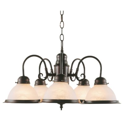 UPC 736916203012 product image for 5-Light Rubbed Oil Bronze Chandelier | upcitemdb.com