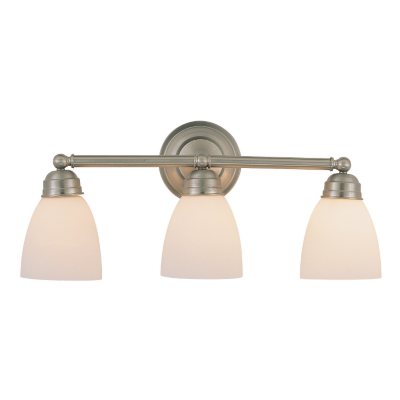 3-Light Brushed Nickel Vanity Bar