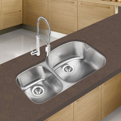 Stahl Stainless 30/70 Double Bowl Kitchen Sink