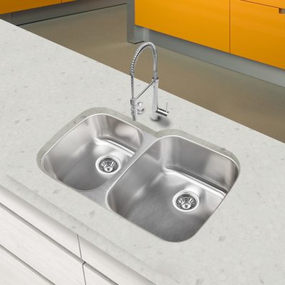 Stahl Stainless 40/60 Double Bowl Kitchen Sink
