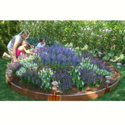 10.6' Diameter Circle Raised Garden Bed