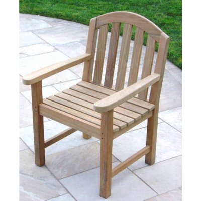 Teak Wood Glaser Arm Chair