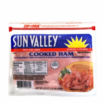 Sun Valley® Cooked Ham - 24 oz.
