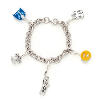 1970's Charms of the Decade Sterling Silver Bracelet