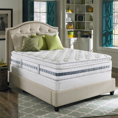 Serta Perfect Sleeper Glenrose Plush Super Pillowtop Mattress Set – Full  