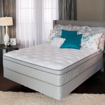 Serta Perfect Sleeper Castle Valley Plush Eurotop Mattress Set - Cal King