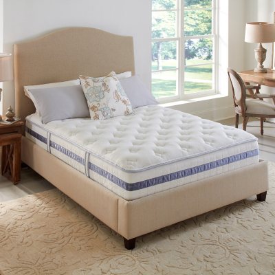 Serta Perfect Sleeper Waterbury Plush Mattress Set - Twin