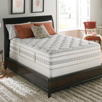 Serta Perfect Sleeper Meadowfield Plush Mega Eurotop Mattress Set - Full