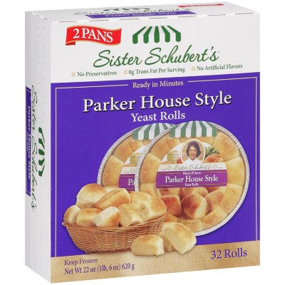 Sister Schubert's® Parker House Style Yeast Rolls - 32 ct.