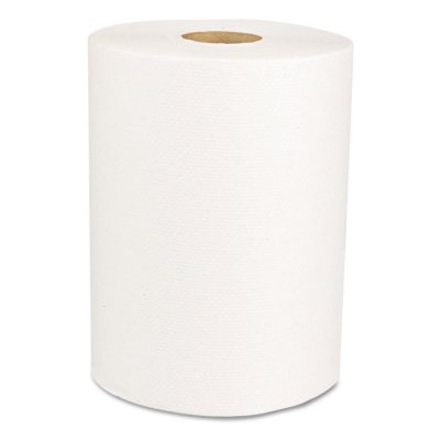 Boardwalk Dispenser Roll Towels - 1 Ply, Natural White - 12 Rolls
