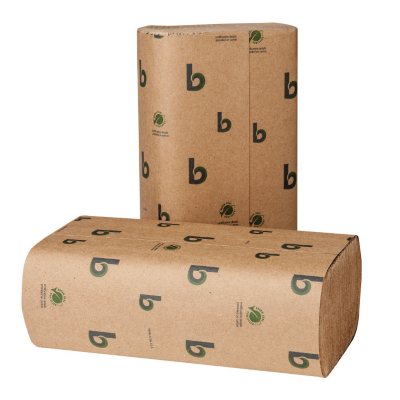 Boardwalk Economy Multifold Towels, 1 Ply, Natural - 4,000 Sheets