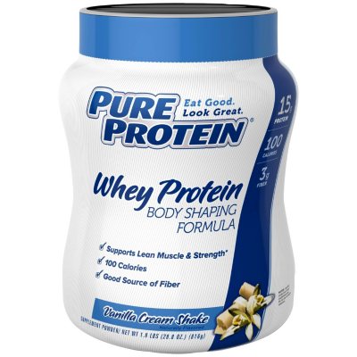 Pure Protein Body Shaping Protein Shake - Vanilla Cream - 1.8 lbs. 