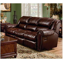 Lane Sidney Leather Double Reclining Sofa