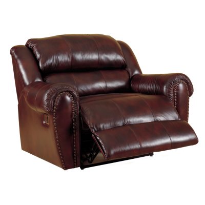 Lane Sidney Leather Reclining Snuggler
