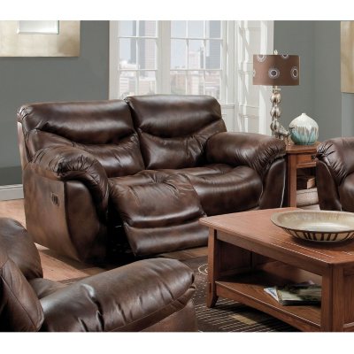 Lane Dreamer Fabric Double Reclining Loveseat