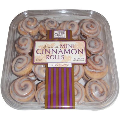 Upper Crust Gourmet Mini Cinnamon Rolls - 32 ct.