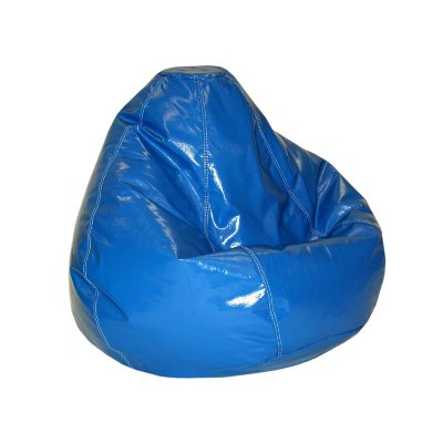 Bean Bag - Large - Wet Look Blue