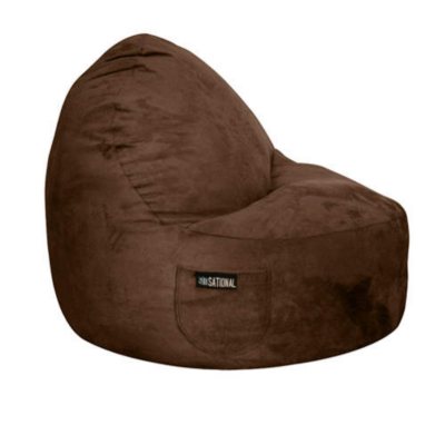 Single Seater-Sitsational Chair - Chocolate Suede