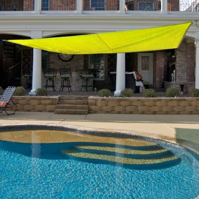 King Canopy Quadrilateral Sun Shade Sail - 16' × 16' 