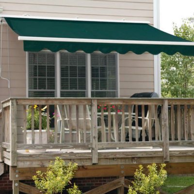 Retractable Awning w/Motorized Crank - 16' x 10'