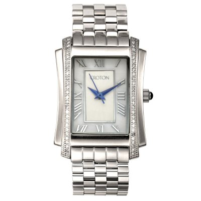 UPC 754425120941 product image for Croton's Ladies Silvertone Swiss Quartz 