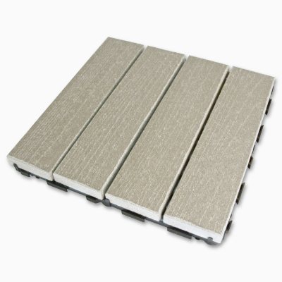 LifeCycle/EcoDek Floor Tile - Gray - 10 pk.