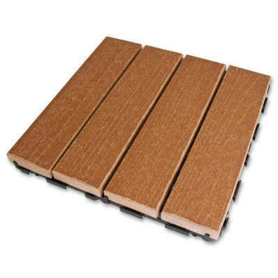 LifeCycle/EcoDek Floor Tile - Redwood - 10 pk.